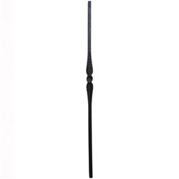 Wrought iron stair balusters
