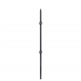 Wrought iron bannister spindles