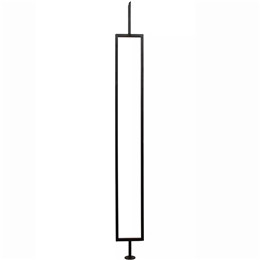 Wrought iron deck balusters