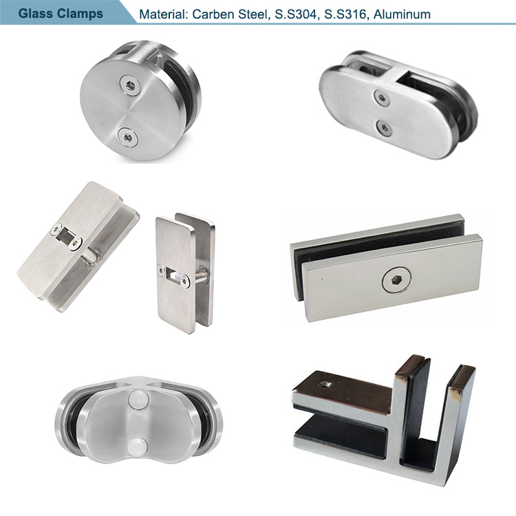 U channel glass railing glass clamps U channel glass railing glass clamps