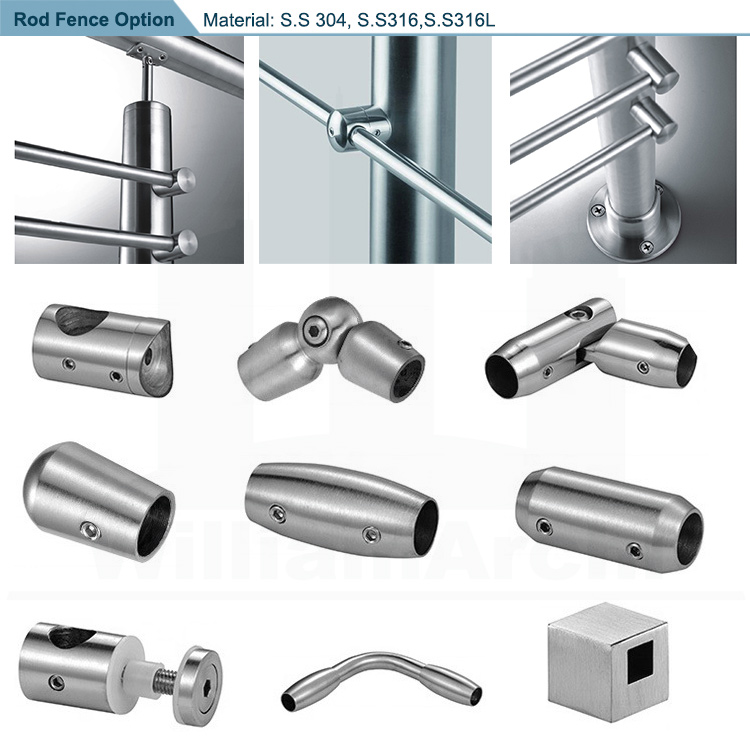 rod railing bar connector rod railing bar connector
